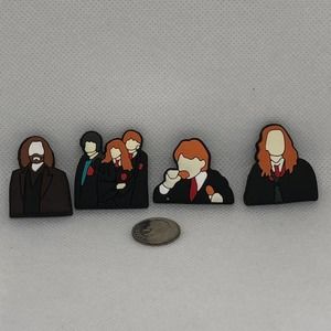 4-pc set of Harry Potter Collection Croc Charms Jibitz‎ Set 2